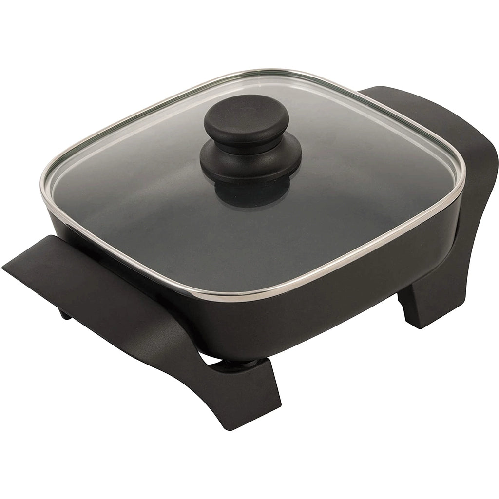 8-Inch Nonstick Electric Skillet with Glass Lid C272