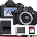 Black Mirrorless Camera with 64GB Memory Card T75871