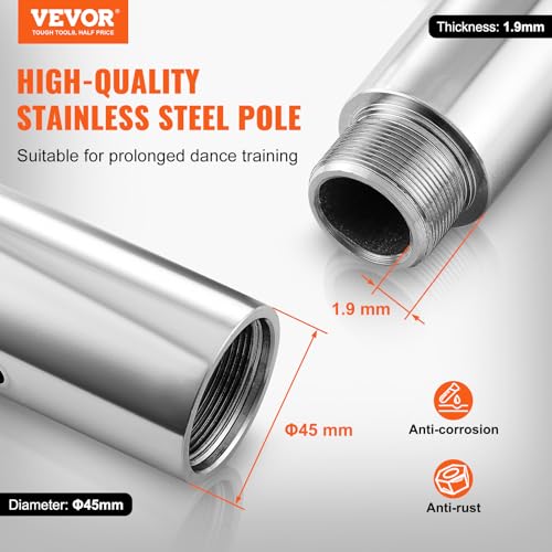 Stainless Steel Spinning Static Dancing Pole Z762513