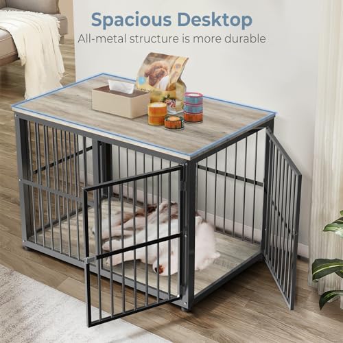 XL Wooden Dog Crate with 3 Doors B829145
