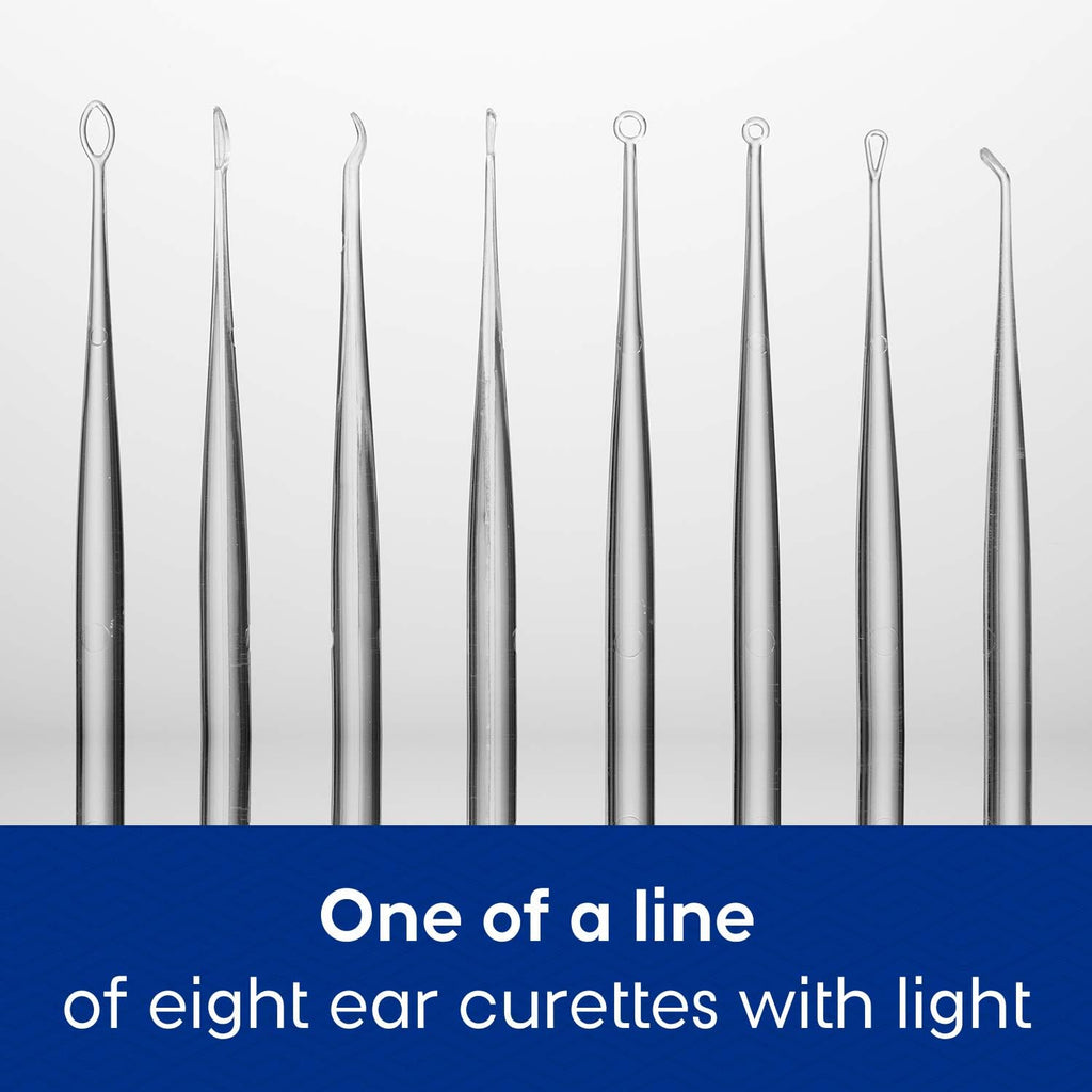 Lighted Ear Curette Tool, Single-Use 52 Piece Set K2816