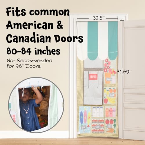 Cotton Canvas Kids Playhouse with Drawstring Bag T7298