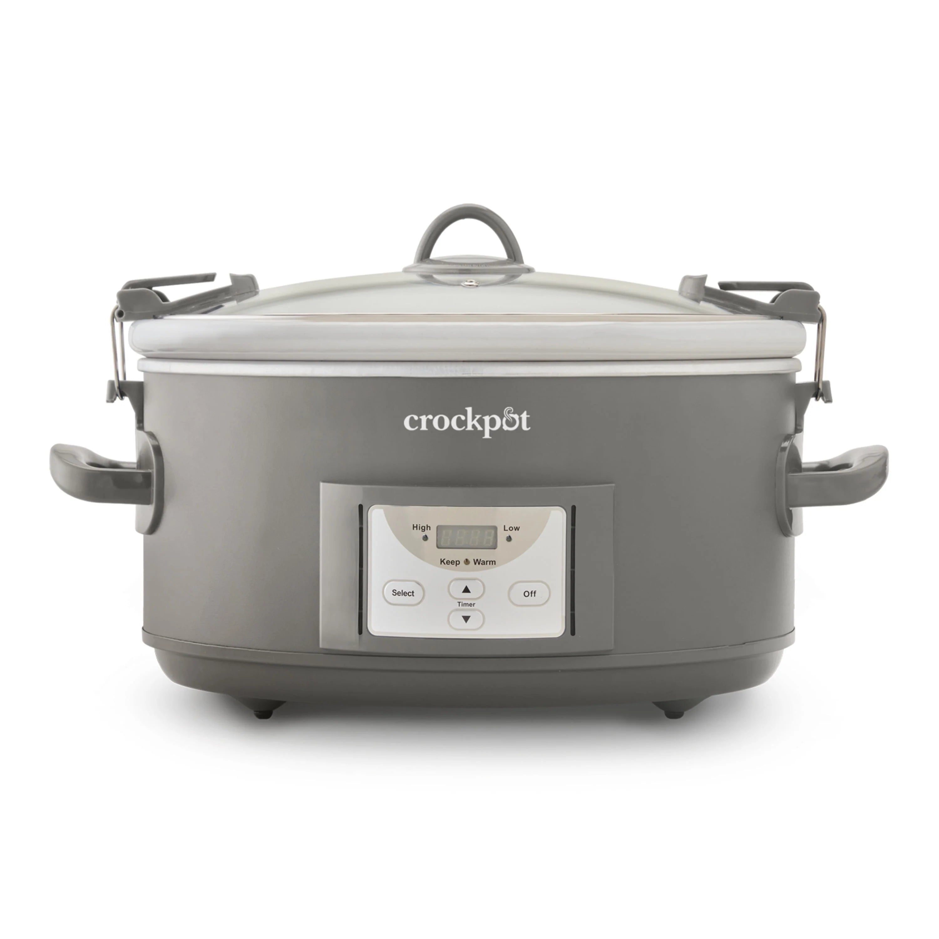 7-Quart Programmable Slow Cooker, Grey D50332