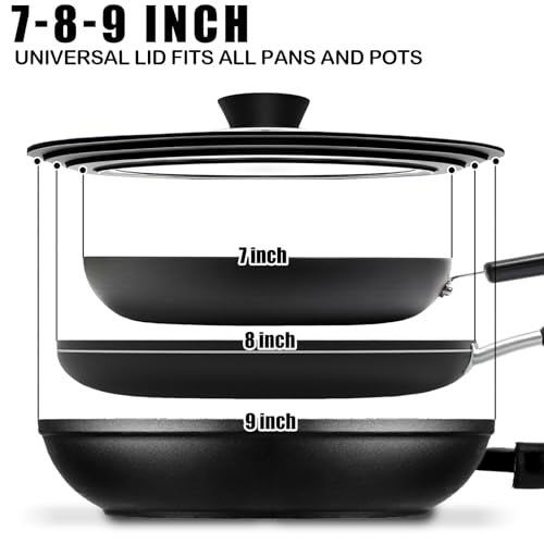 Silicone Lid for Pots, Pans and Skillets 7" to 12" A536