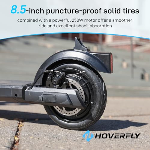 Electric Scooter with 8.5" Solid Tire, 250W Motor, Foldable H696896