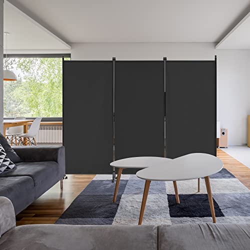 Blue Fabric Folding Room Divider I4633