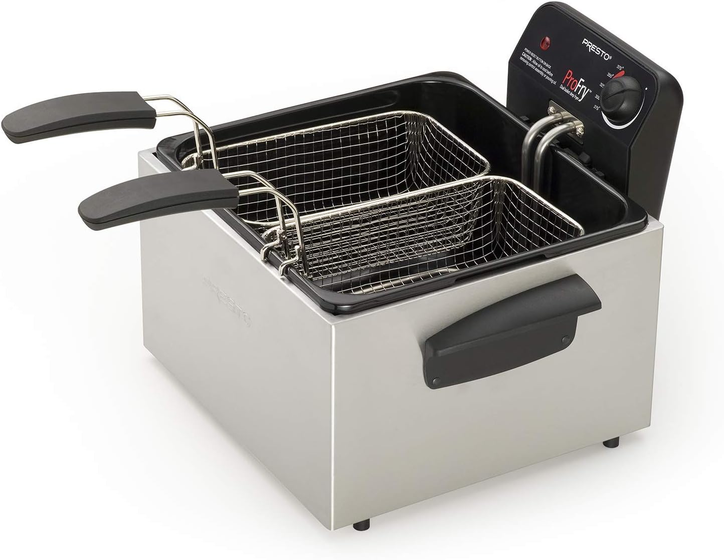 Stainless Steel Dual Basket Deep Fryer P83880