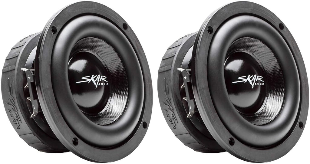 6.5 400 Watt Dual 2 Ohm Car Subwoofers, Pair of 2 U20671