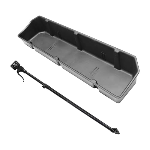Full Size Truck Bed Storage Cargo Organizer with Adjustable Bar D364685