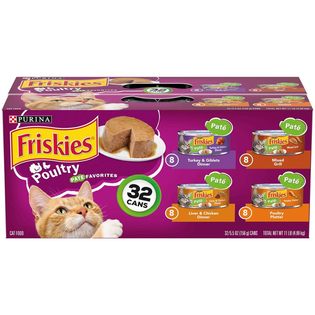 Poultry Favorites Pate Wet Cat Food Variety Pack F441449