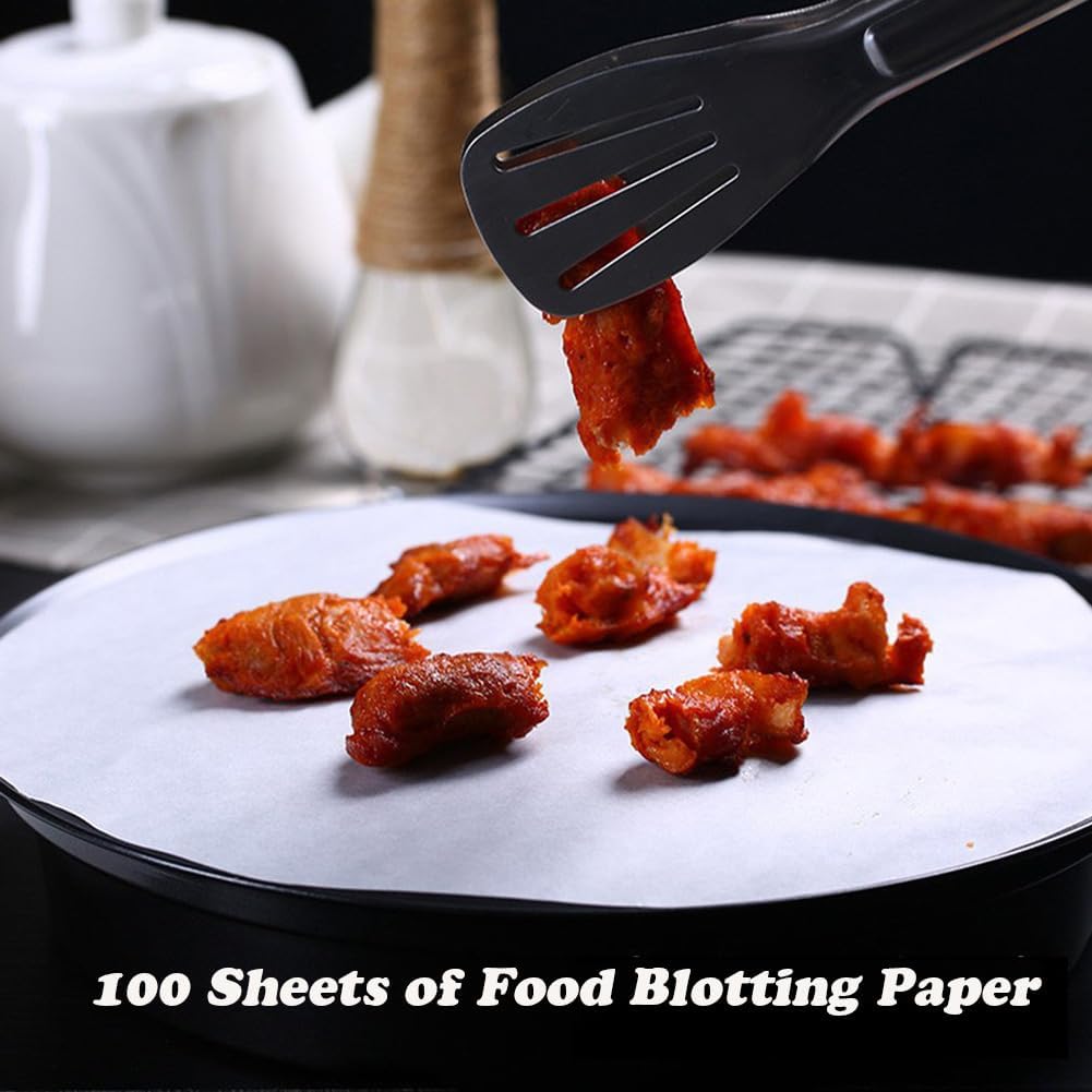 100 Sheets Non-stick Silicone Oil Blotting Paper B221