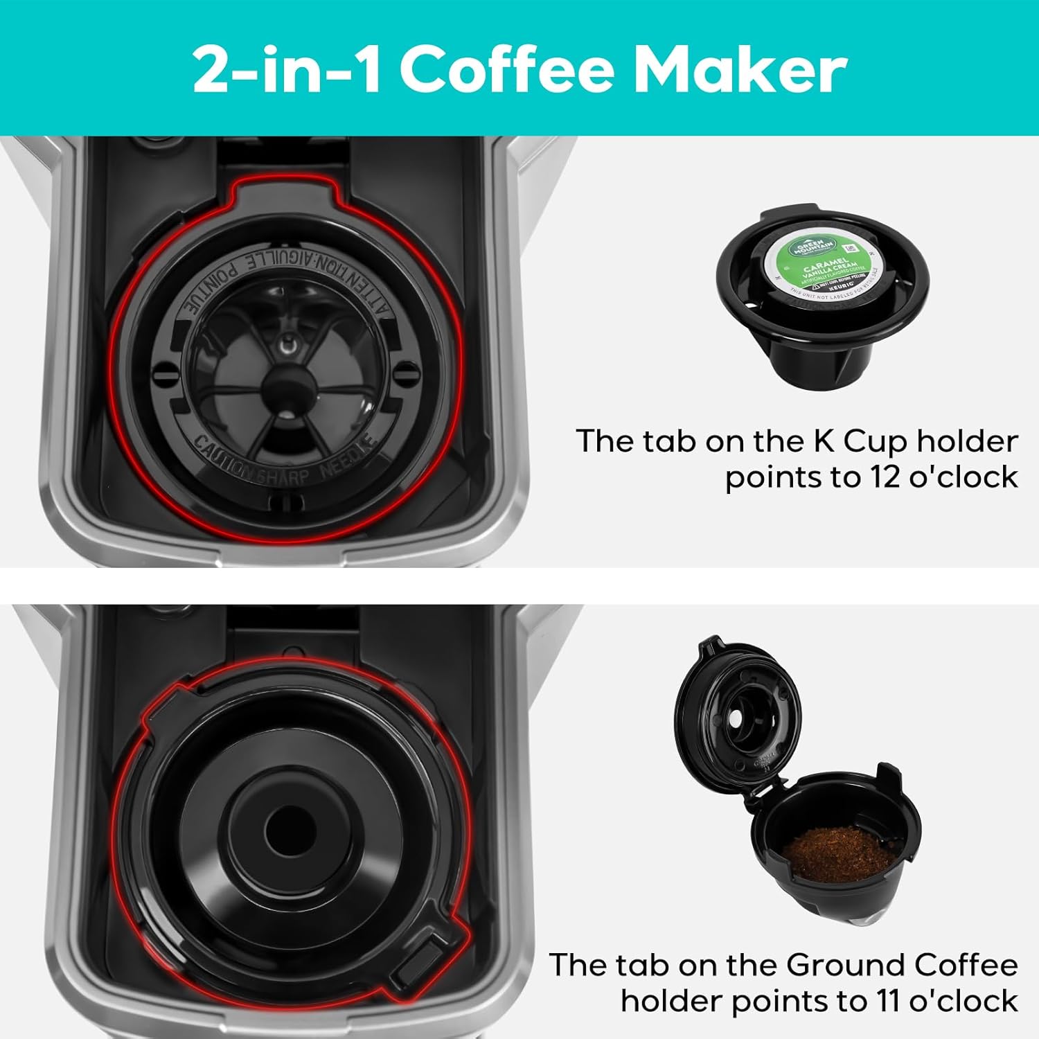 Stainless Steel K Cup Coffee Maker Y95180