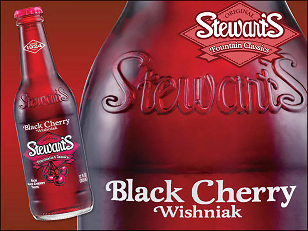 Black Cherry Soda, 12 fl oz (12 Glass Bottles) L83385