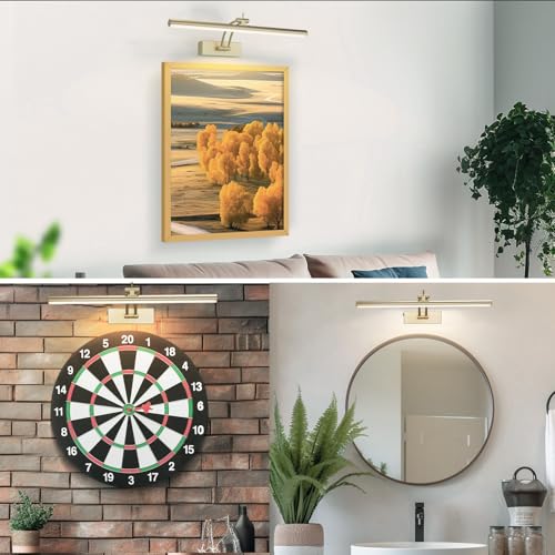 2 Pack 16" Battery Operated Gold Picture Light P616