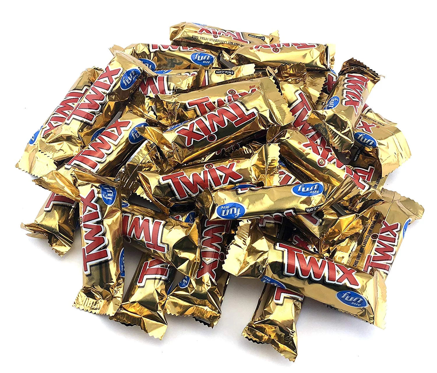 Caramel Chocolate Cookie Bar Candy, Snack Size Bulk Pack (Pack of 2 Pounds) Q292