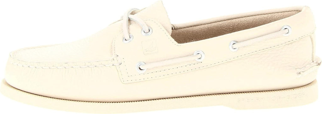 White 2-Eye Boat Shoe L519