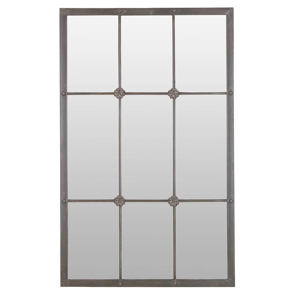 Window Pane Wall Mirror - 23.5W x 38H in. V2868
