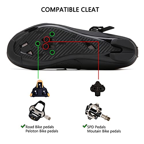 Indoor Cycling Shoes with Look Delta Cleats Y1951