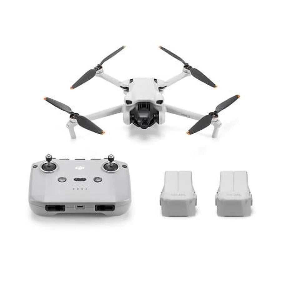 Mini 3 Drone Fly More Combo with RC-N1 Controller Bundle with 32GB microSDHC Memory Card, Strobe Anti-Collision Light, Foldable Landing Pad Pro, Cleaning Kit O3131