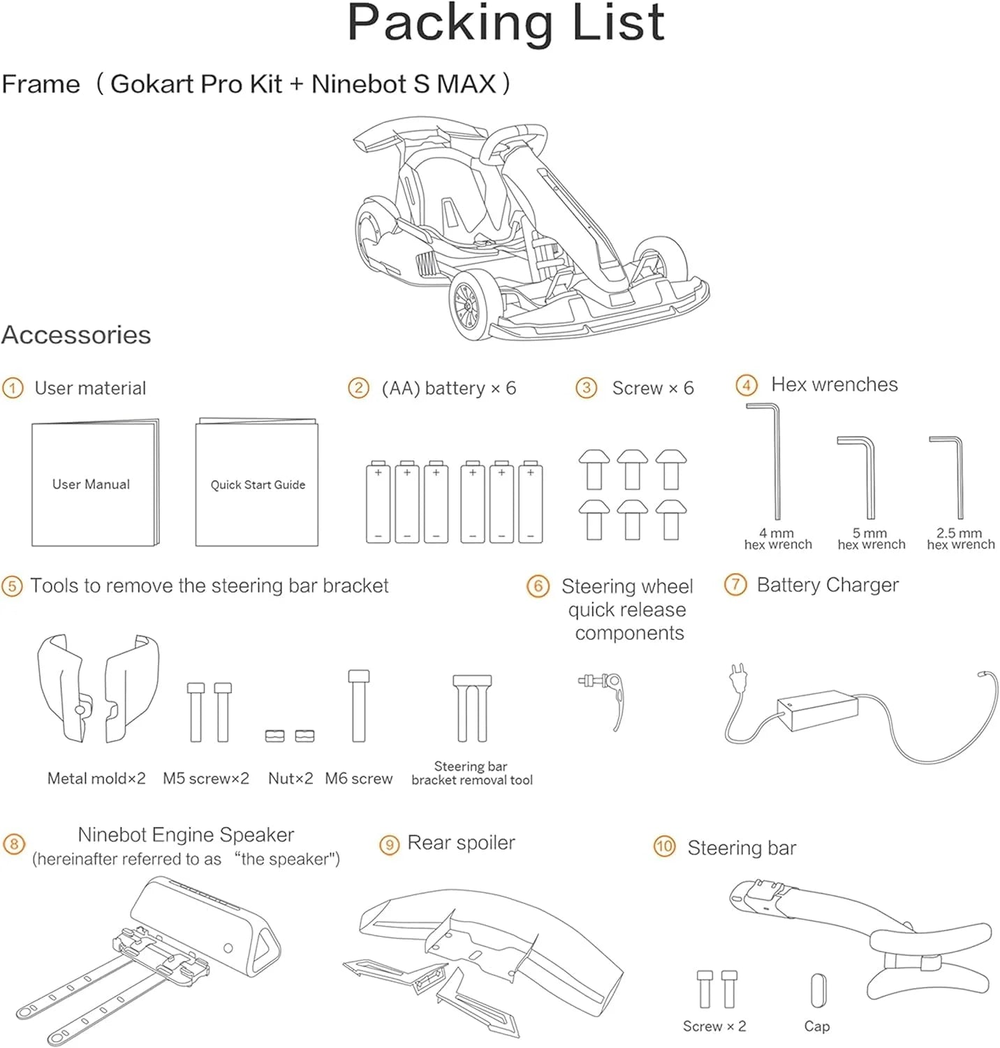 Black Electric GoKart Pro D678