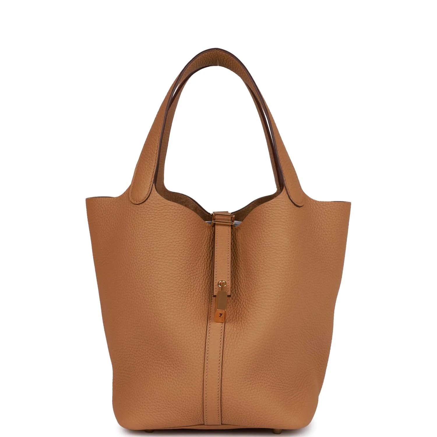 Biscuit Clemence Gold Hardware Bag B127688