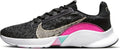 Black Anthracite Fireberry Metallic Gold Women's Workout Shoes V8837