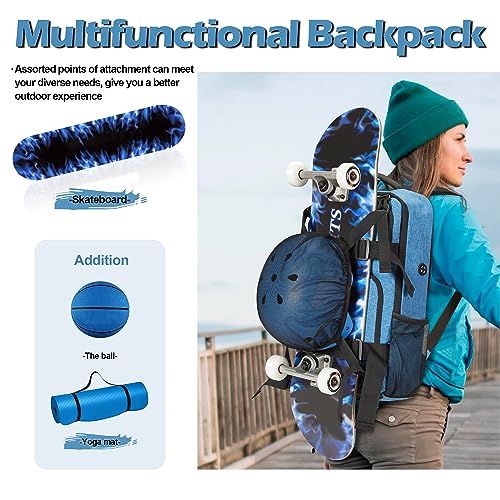 Skateboard Backpack Sports Backpack Laptop Bag C962