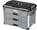 Grey/Black 3-Drawer Tool Box C83226
