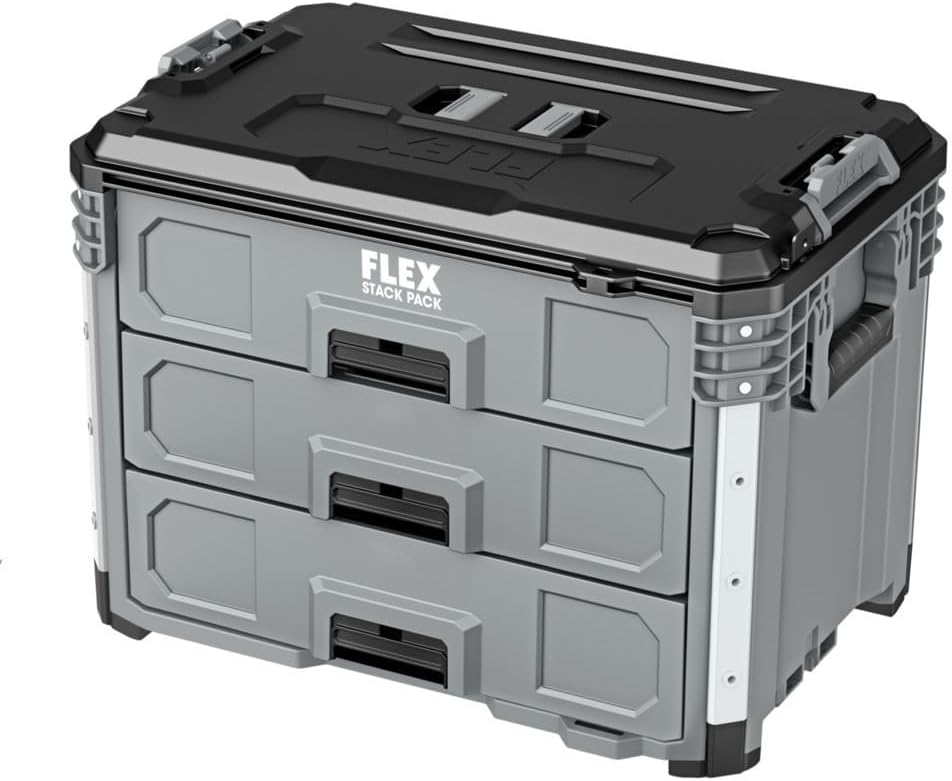 Grey/Black 3-Drawer Tool Box C83226