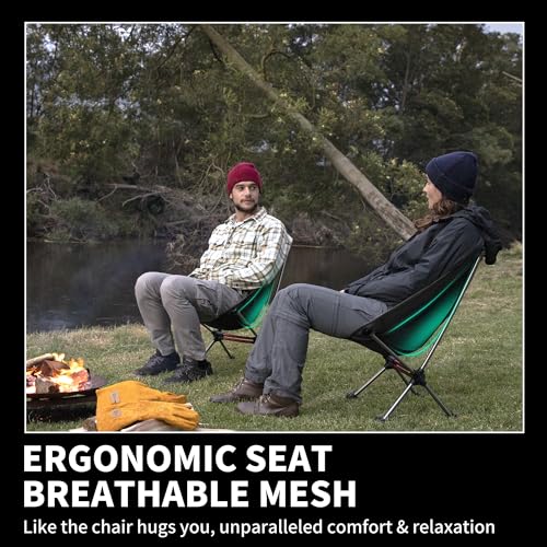 Ultralight Camping Chair with Anti-Sinking Feet D573