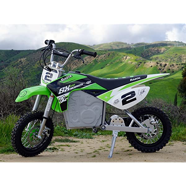 Yellow Electric Motocross Off-Road Bike W61922