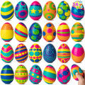 24 PCS Colorful Squishy Eggs Q730