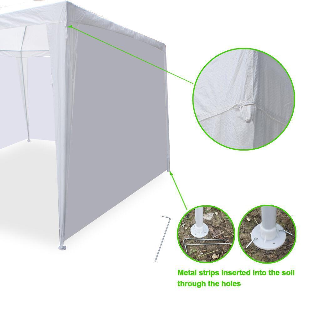 White Carport Canopy Tent G49338
