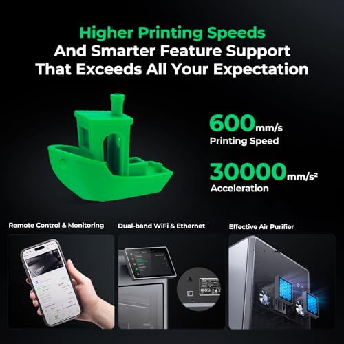 3D Printer 600mm/s 13.78x13.78x13.78 inch Y769114