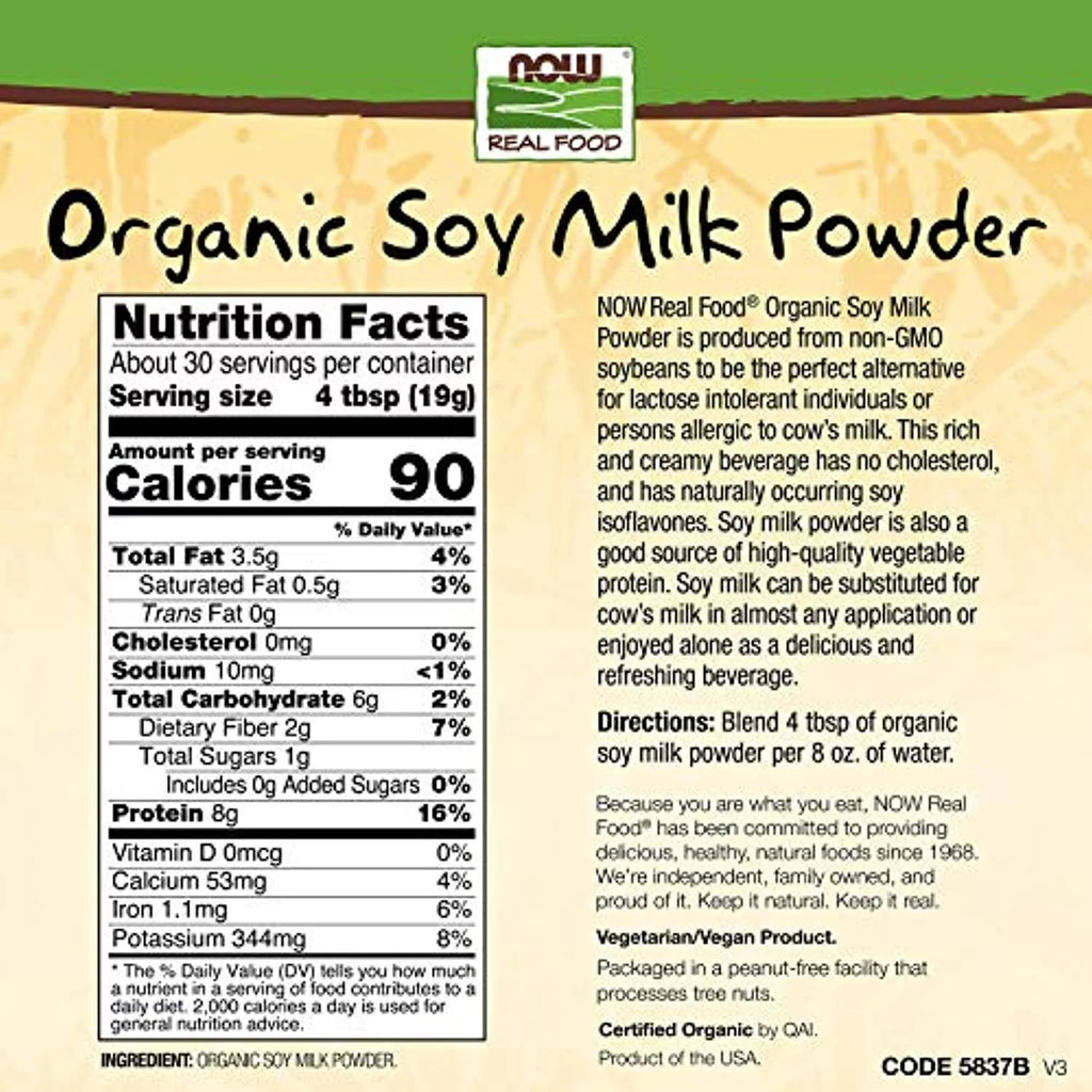 Organic Soy Milk Powder, 20 Oz K27490