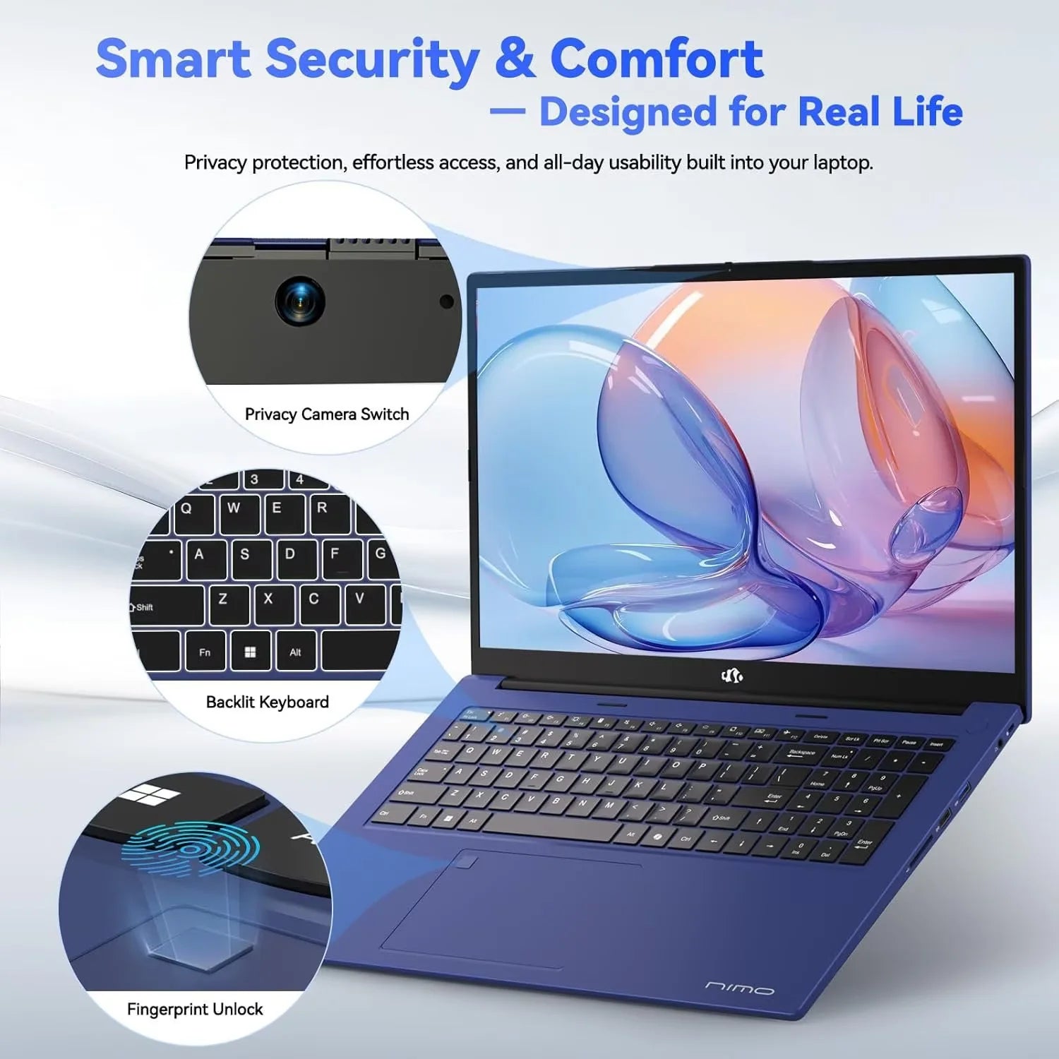 17.3" Gaming Laptop, AMD Ryzen 7 7735HS, 16GB DDR5 RAM, 1TB SSD, Radeon 680M, Backlit Keyboard L649203