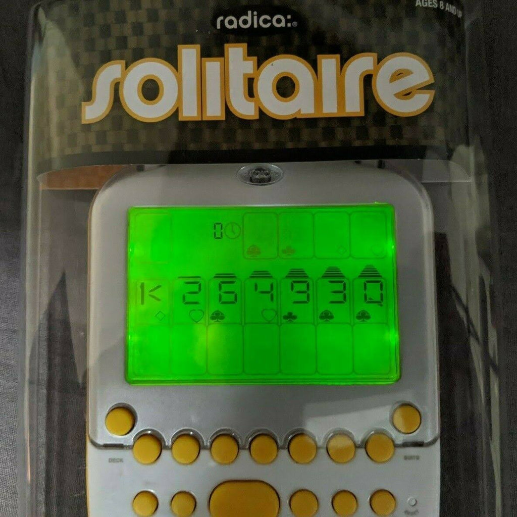 Yellow White Electronic Handheld Game G8931