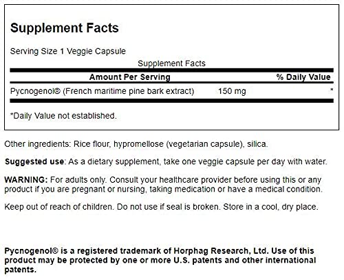 150 mg 30 Veg Caps 2 Pack Pycnogenol Z8275