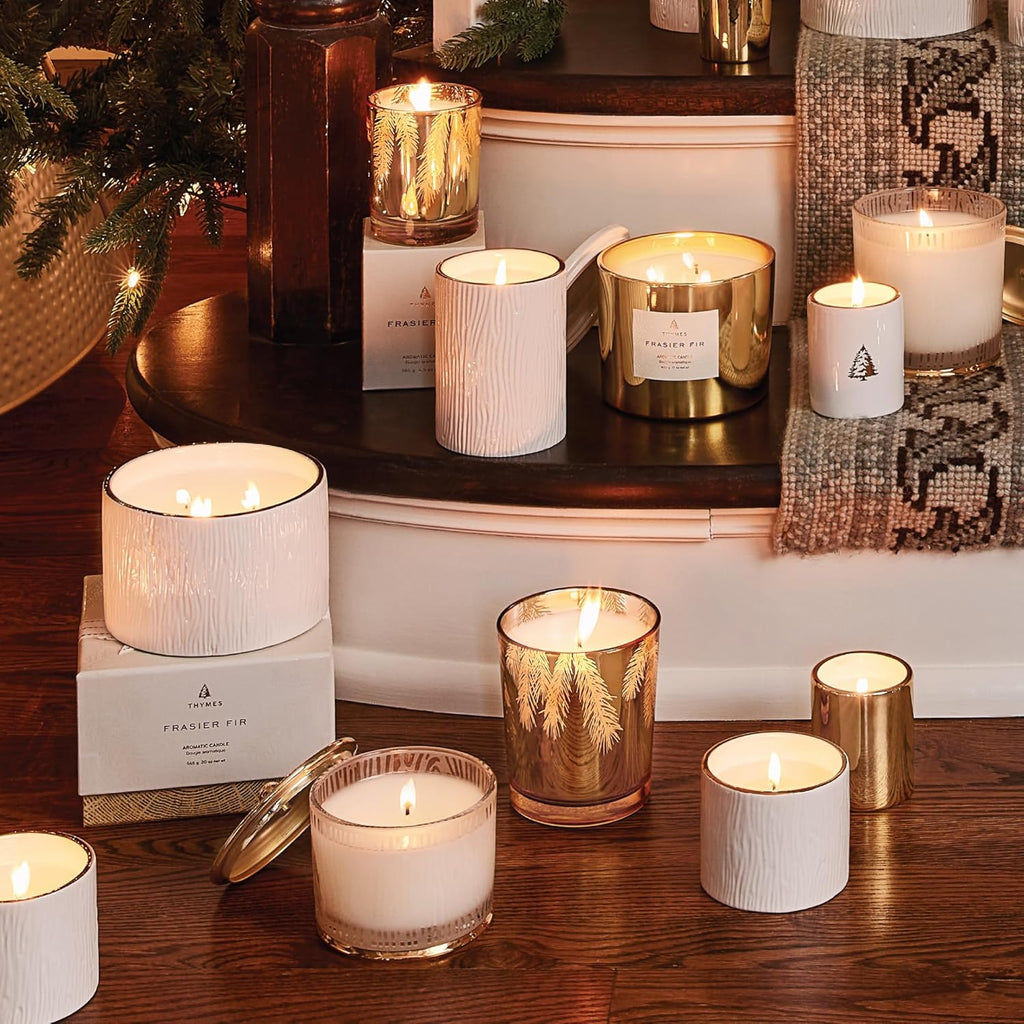 Pine Needle Gold Scented Candle (13 oz) Q2457