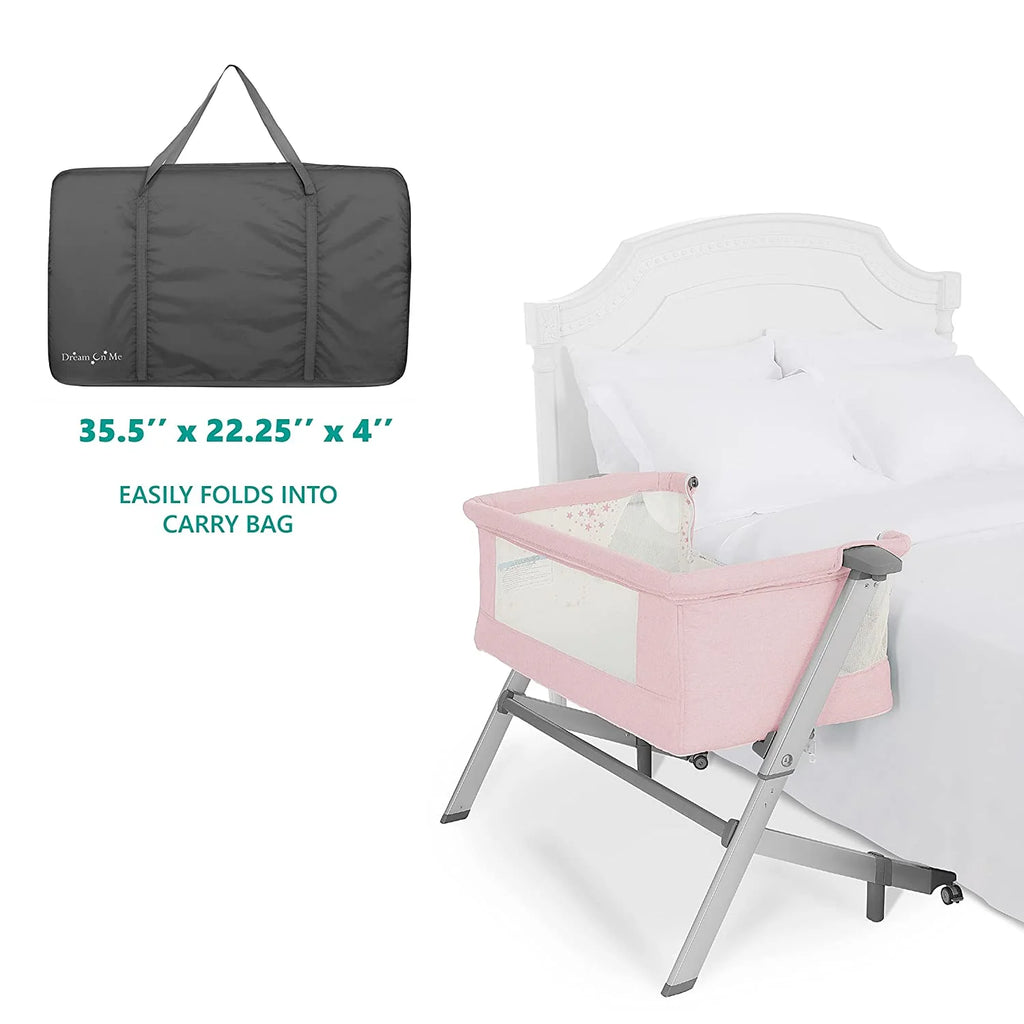 Pink Portable Baby Bassinet H724