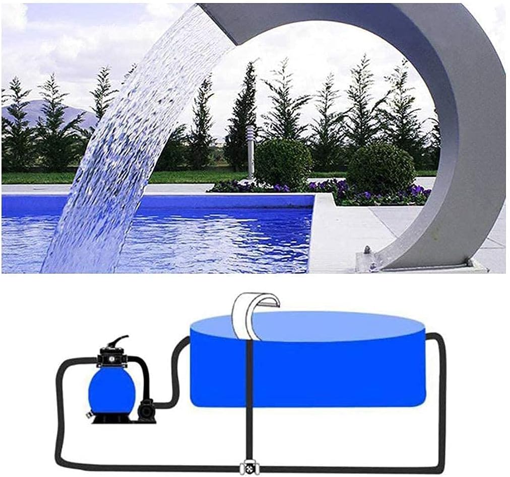 Stainless Steel Pool Waterfall Fountain W60027