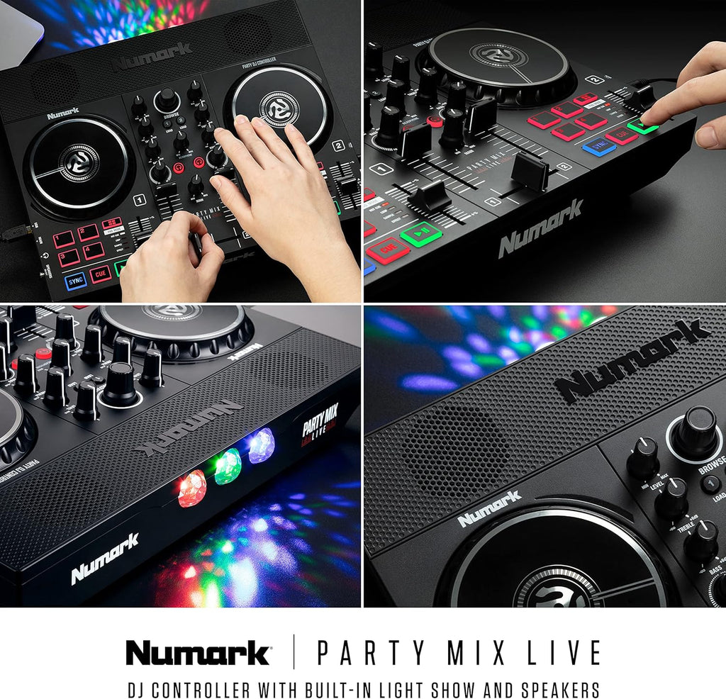 DJ Controller with Built in Speakers and DJ Mixer J3518