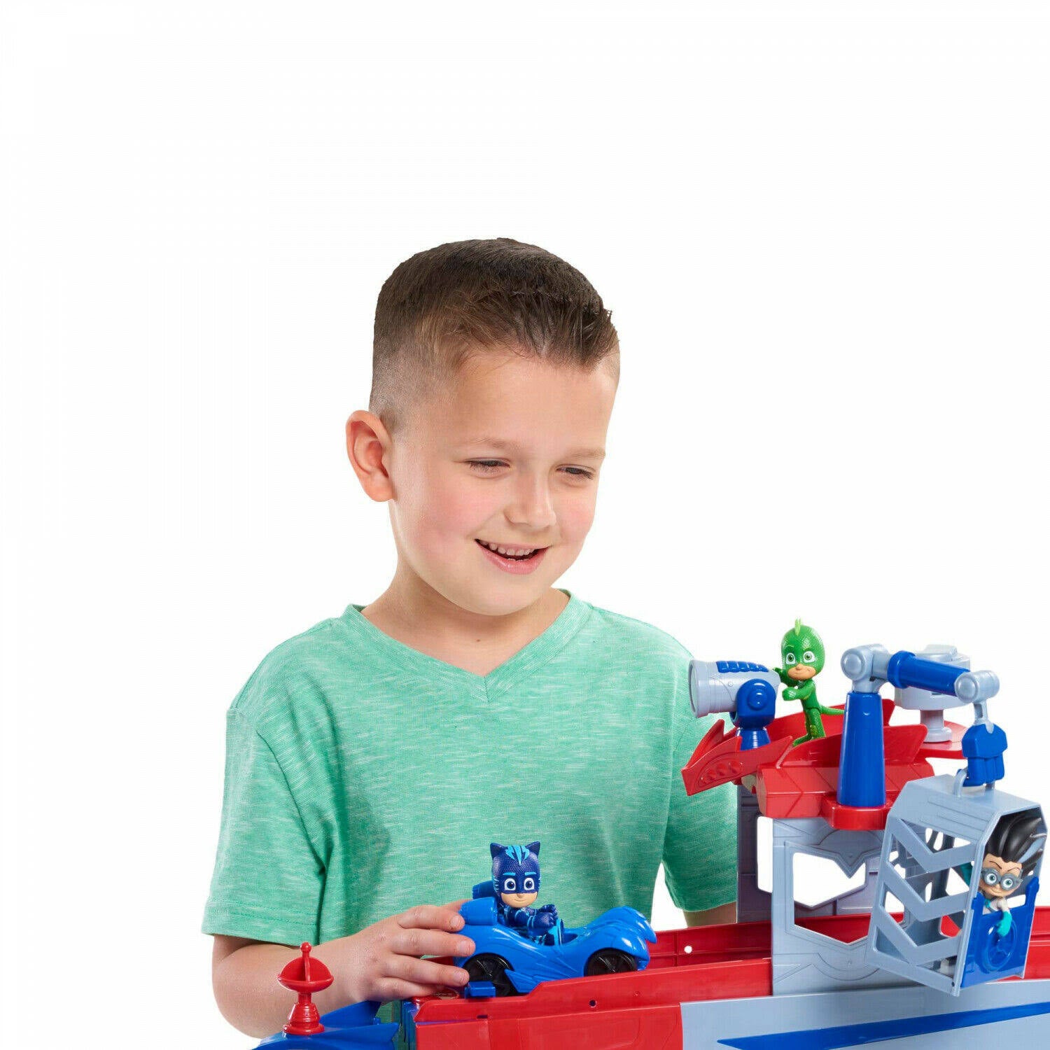 PJ Seeker with Deluxe Cat-Car and Catboy Figure G987