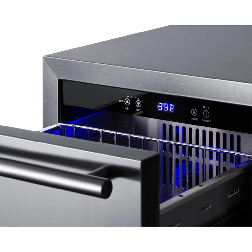 18" Wide 3.4 Cu. Ft. Stainless Steel Refrigerator Drawer K20230