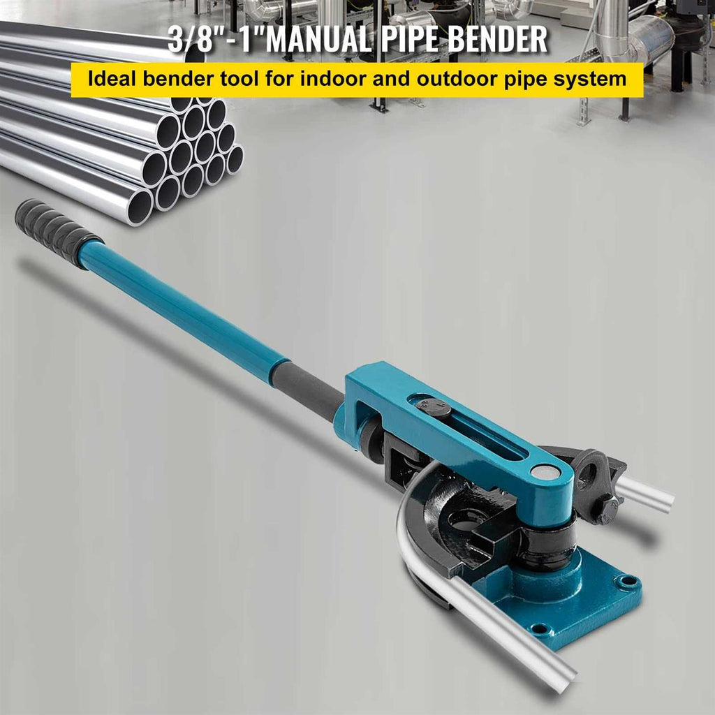 3/8 to 1 Manual Pipe Tube Bender with 7 Dies D998