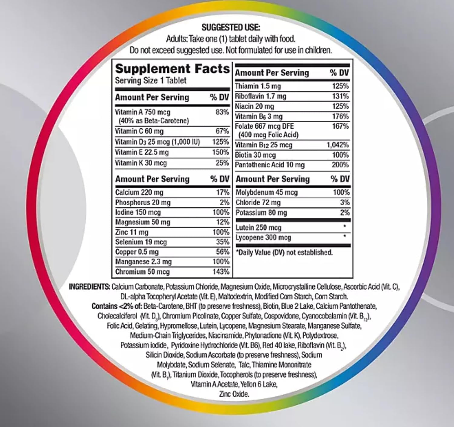 325 Tablets (Pack of 1) E61753