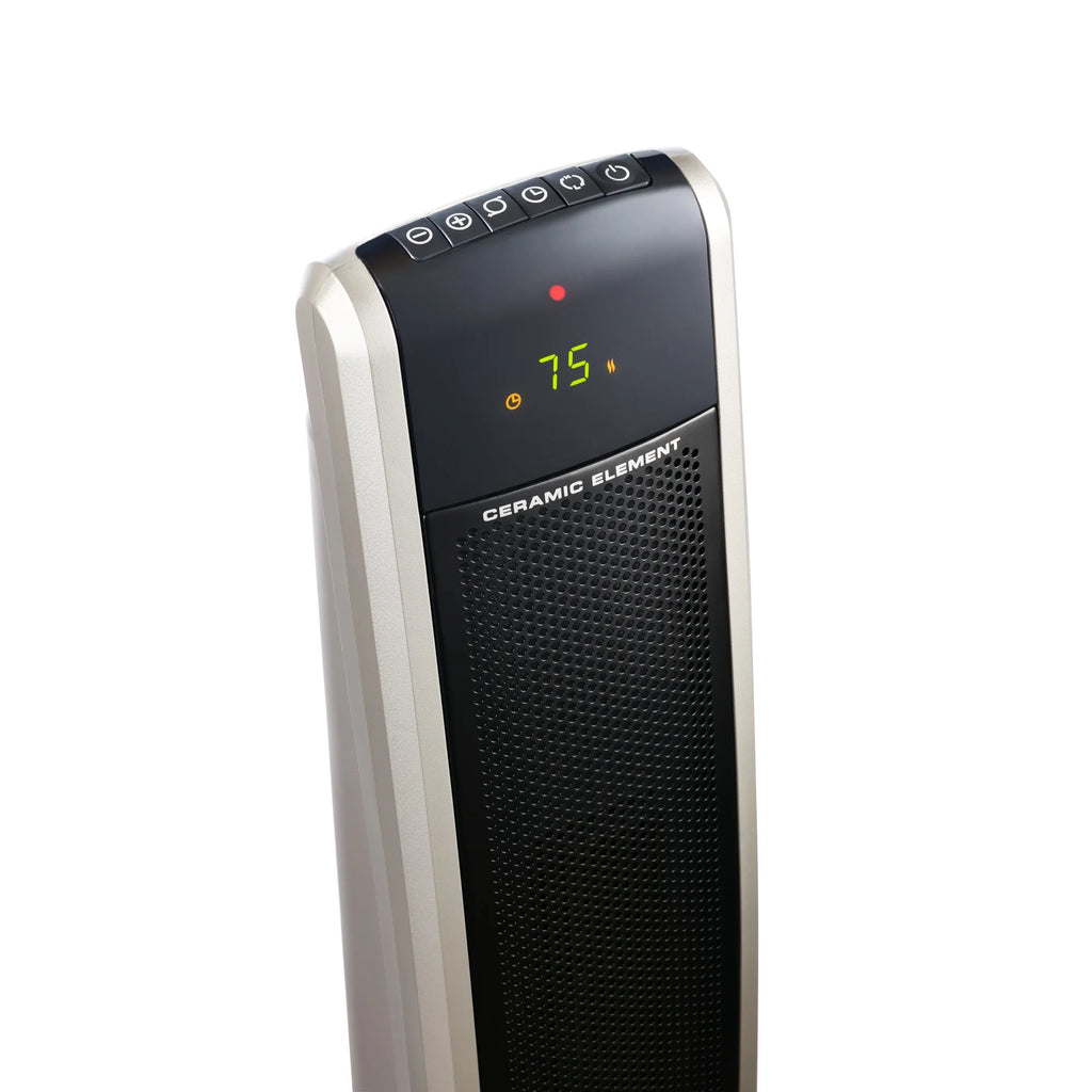 Black Electric Digital Ceramic Tower Space Heater G904
