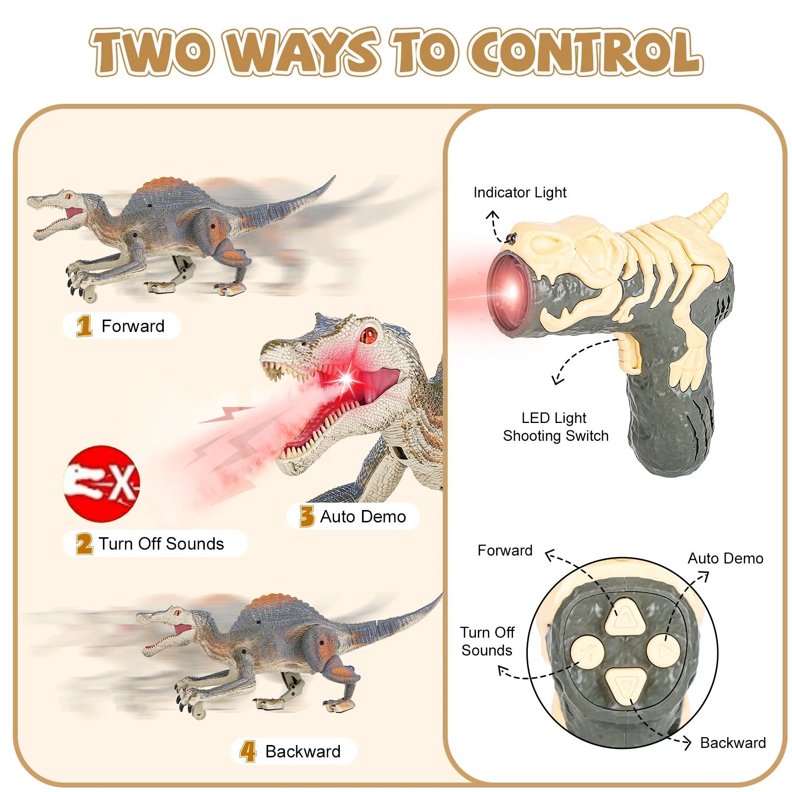Remote Control Dinosaur Toys J426