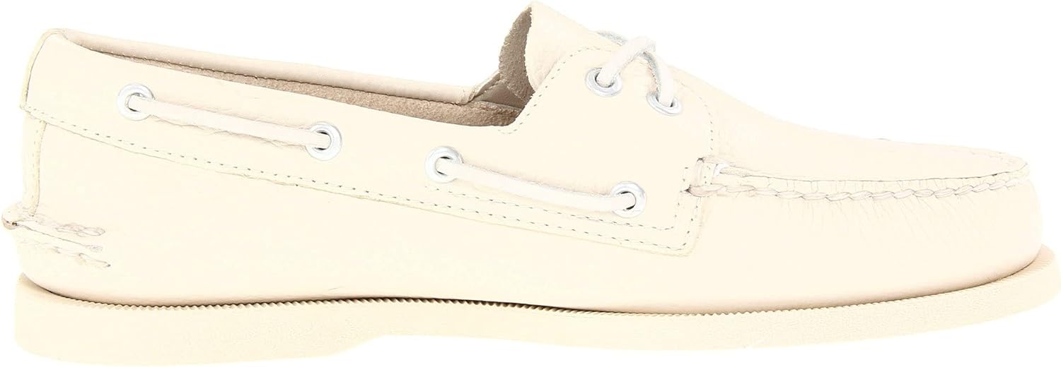 White 2-Eye Boat Shoe L519