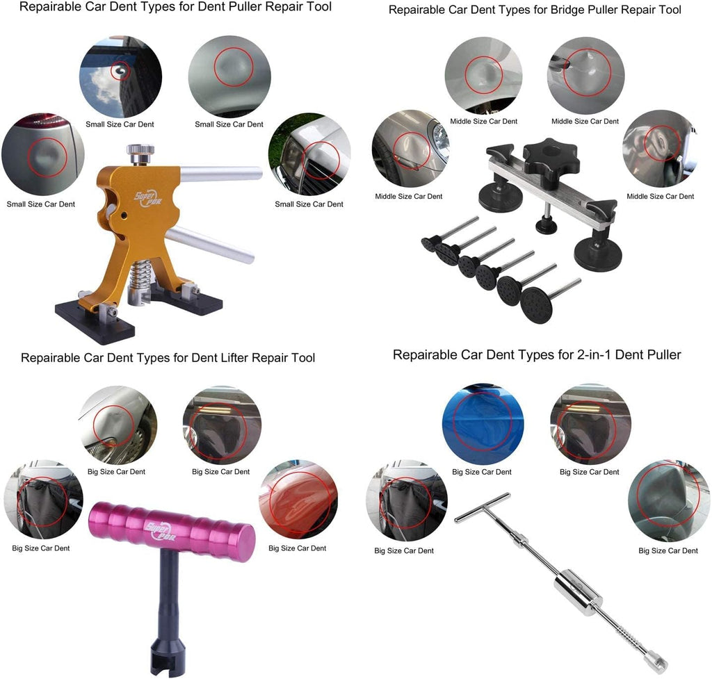 Complete Paintless Dent Removal Tools Set O41346